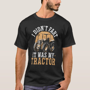 T-shirt Je n'ai pas péché C'était mon tracteur Farme de la