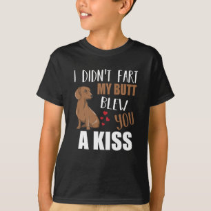 T-shirt Je n'ai pas pété la gueule d'un baiser