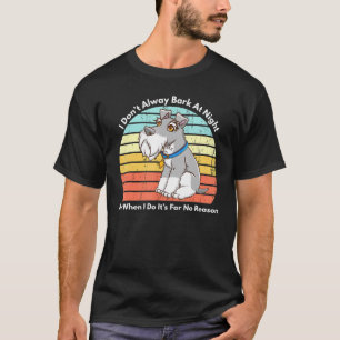 T-shirt Je N'Ai Pas Toujours Écorce La Nuit Drôle Miniatur