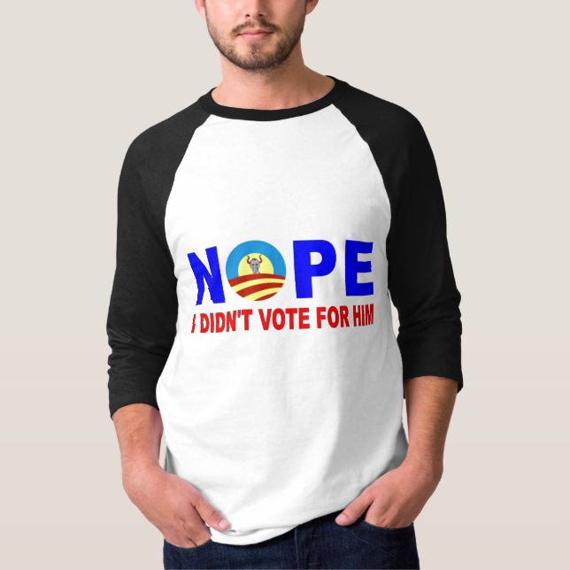 T-SHIRT JE N'AI PAS VOTÉ POUR LUI (Devant)