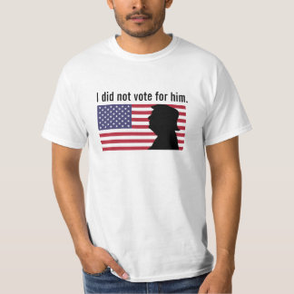 T-shirt Je n'ai pas voté pour Trump