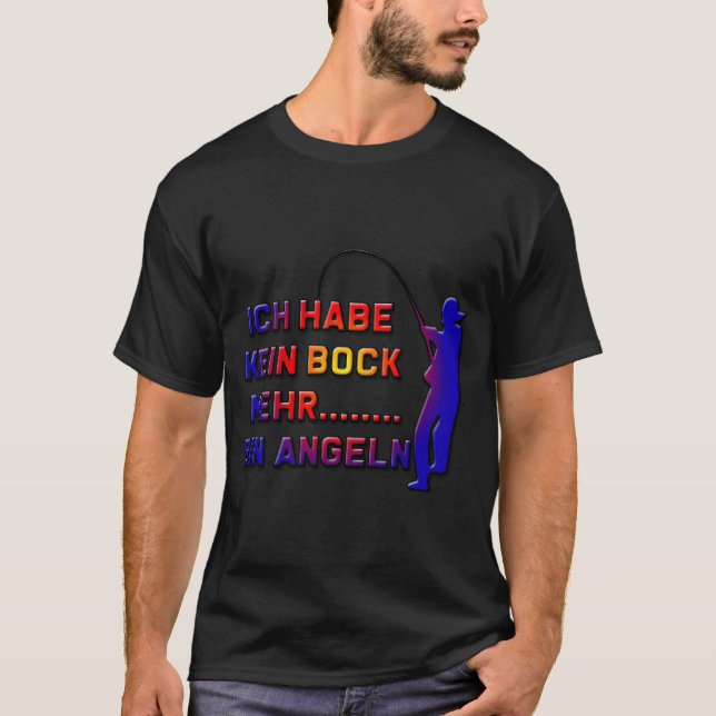 T-shirt Je n'ai plus envie de pêcher (Devant)