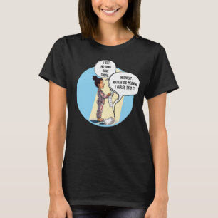 T-shirt Je n'ai rien fait aujourd'hui Humour de chat
