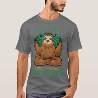 T-shirt Je N'Ai Rien Sous Contrôle Du Vêtement