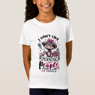T-Shirt Je n'aime pas les gens ou les gens - Introverti dr