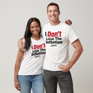 T-shirt Je n'aime pas l'inflation