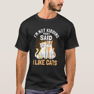 T-shirt Je N'Aime Pas Que J'Aime Chats Propriétaires De Ch