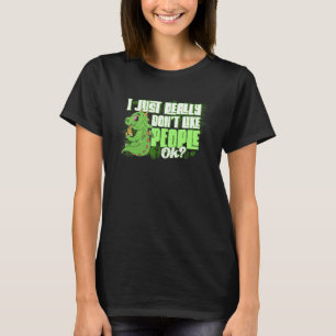 T-shirt Je N'Aime Pas Vraiment Les Gens Ok Les Hommes Ou L
