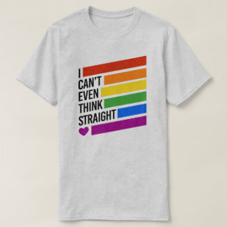 T-shirt Je n'arrive même pas à penser tout droit