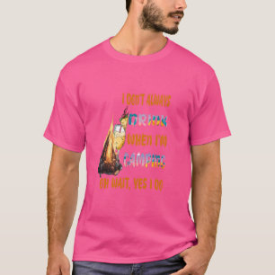 T-shirt Je ne bois pas toujours quand je suis en Camping O