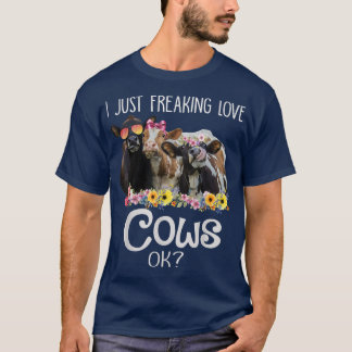 T-shirt Je Ne Casse Pas Les Vaches D'Amour Ok Funny Heifer