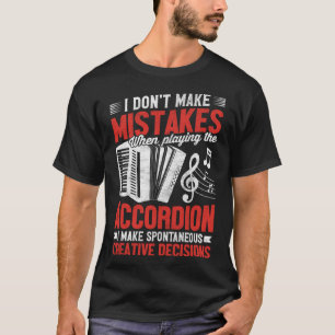 T-shirt Je ne commets pas d'erreur lors de la lecture de l