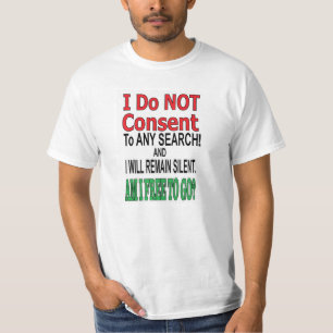T-shirt JE NE CONSENS à aucune recherche