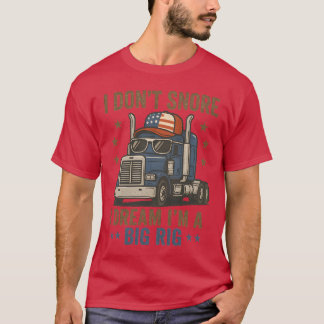 T-SHIRT JE NE COURSE PAS JE RÊVE JE SUIS UN GRAND RIG