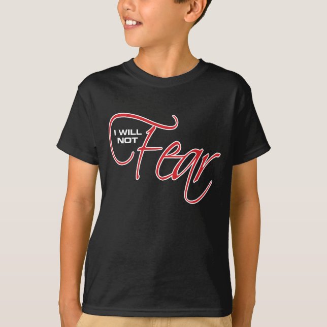 T-shirt Je ne craindrai pas - Osteen (Devant)