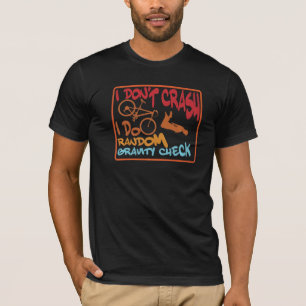 T-shirt Je ne crasse pas Je fais Random Gravity Checks Dir
