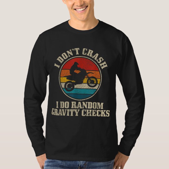 T-shirt Je ne crasse pas Random Gravity Check (Devant)