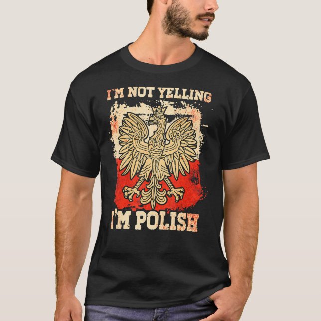 T-shirt Je Ne Crie Pas Je Polonais Polski Polska Polska Po (Devant)