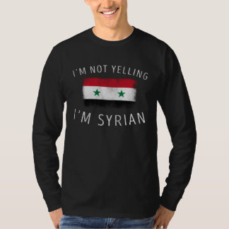 T-shirt Je ne crie pas je suis syrien Fierté de Syrie