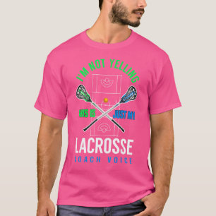T-shirt Je ne crie pas que c'est juste mon entraîneur de c