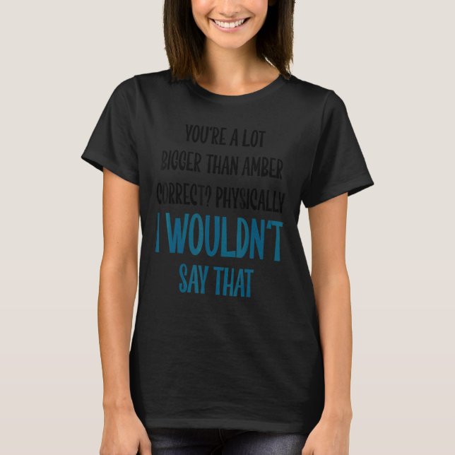 T-shirt Je ne dirais pas que Johnny Trial dit (Devant)
