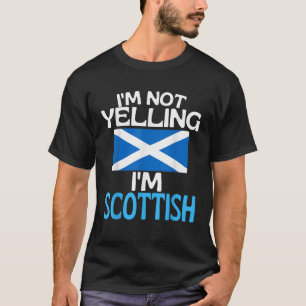 T-shirt Je Ne Dis Pas Je M'Es Scottish Funny Scotland Cita