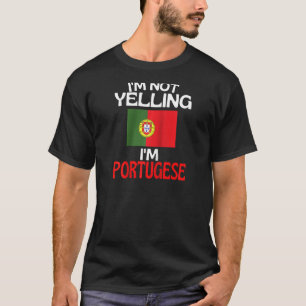 T-shirt Je Ne Dis Pas Moi Portugais Funny Portugal Raglan