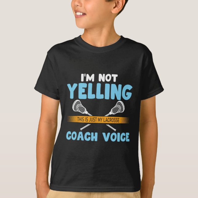 T-shirt Je Ne Dis Pas Que C'Est Juste Mon Coach De Crosse  (Devant)