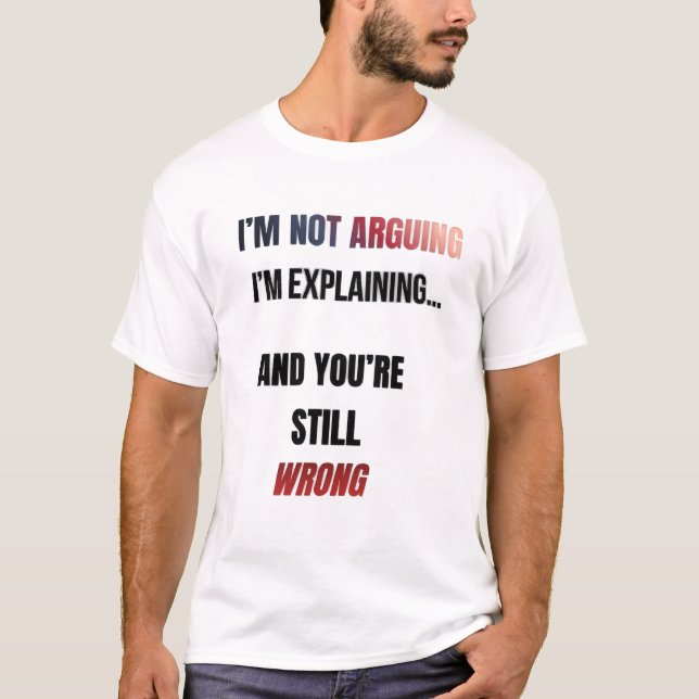 T-shirt Je ne discute pas (Devant)