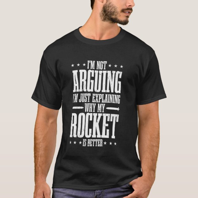 T-shirt Je ne discute pas, j'explique simplement pourquoi  (Devant)