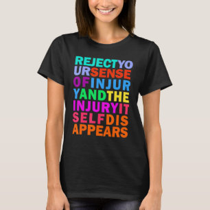T-shirt Je Ne Dois Pas Penser Mauvaises Pensées Rainbow St