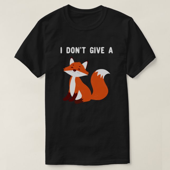 T-shirt Je ne donne pas de renard (Design devant)
