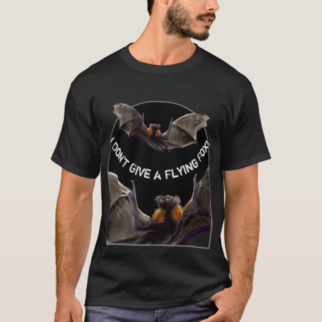 T-shirt Je ne donne pas de renard volant (Devant)