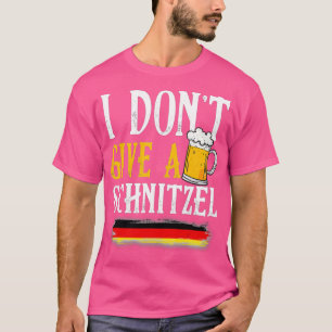 T-shirt Je ne donne pas de Schnitzel allemand bière Wurst 