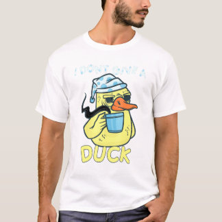 T-shirt Je Ne Donne Pas Un Canard À Café