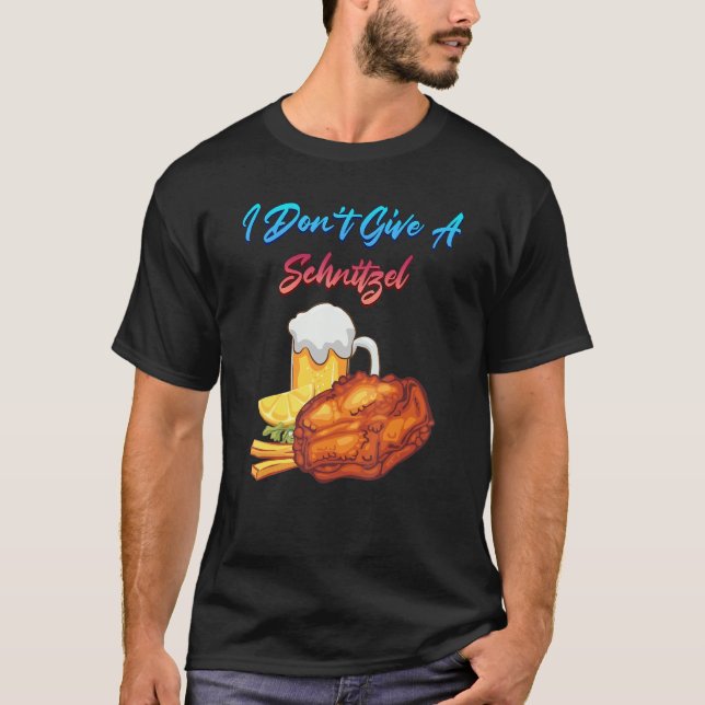 T-shirt Je ne donne pas un Schnitzel (Devant)