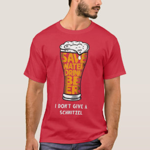 T-shirt Je ne donne pas un Schnitzel Allemagne Oktoberfest