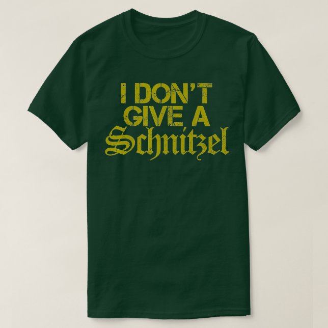 T-shirt Je ne donne pas un Schnitzel - Funny souvenir alle (Design devant)