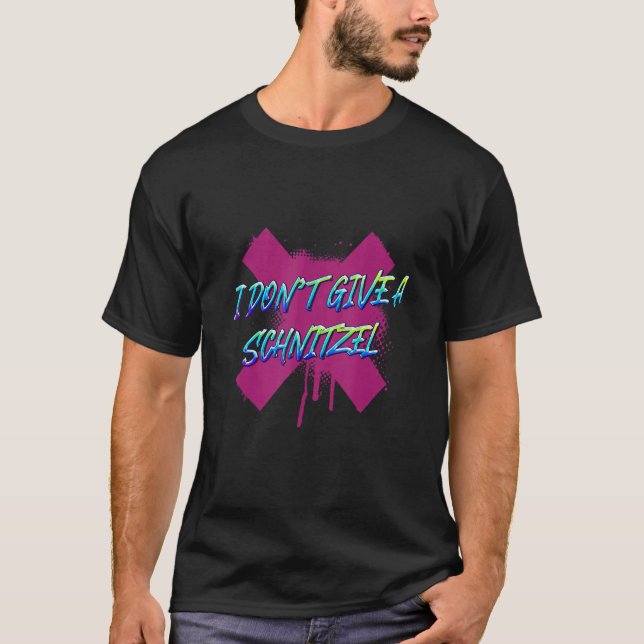 T-shirt Je ne donne pas un Schnitzel Sarcastique (Devant)