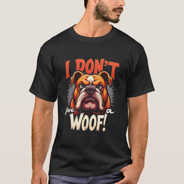 T-shirt je ne donne pas woof (Devant)
