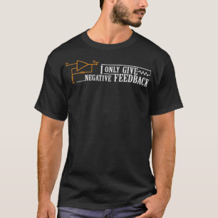 T-shirt Je ne donne que des commentaires négatifs
