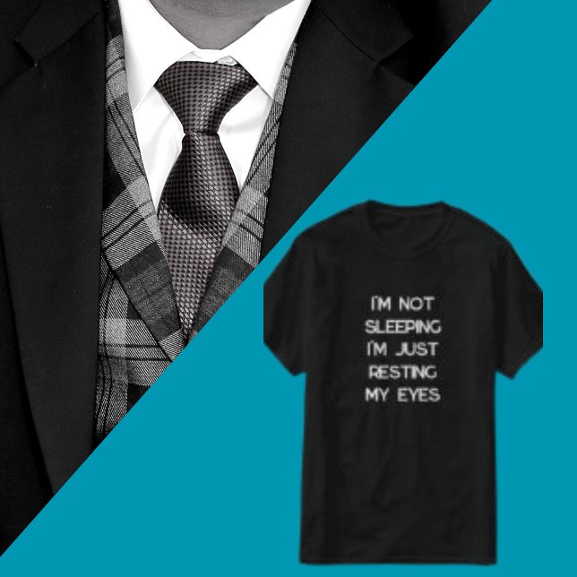 T-shirt Je ne dors pas Reposer mes yeux Drôle papa (Créateur téléchargé)