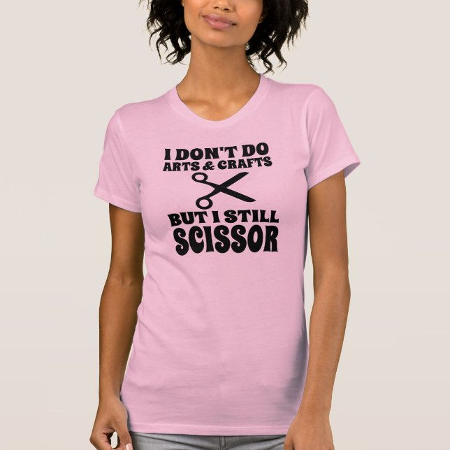 T-shirt Je ne fais pas d'artisanat (Devant)