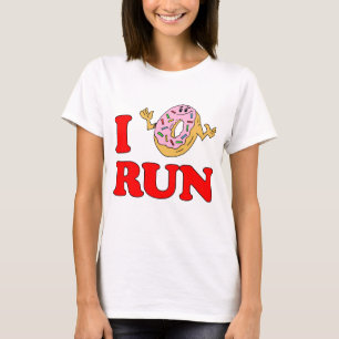 T-shirt Je Ne Fais Pas (Donut) Courir Un Spectateur