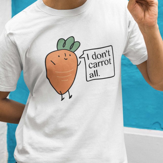 T-shirt Je ne fais pas la carotte (Créateur téléchargé)