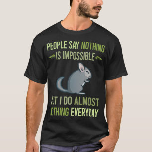 T-shirt Je ne fais rien Chinchilla 20