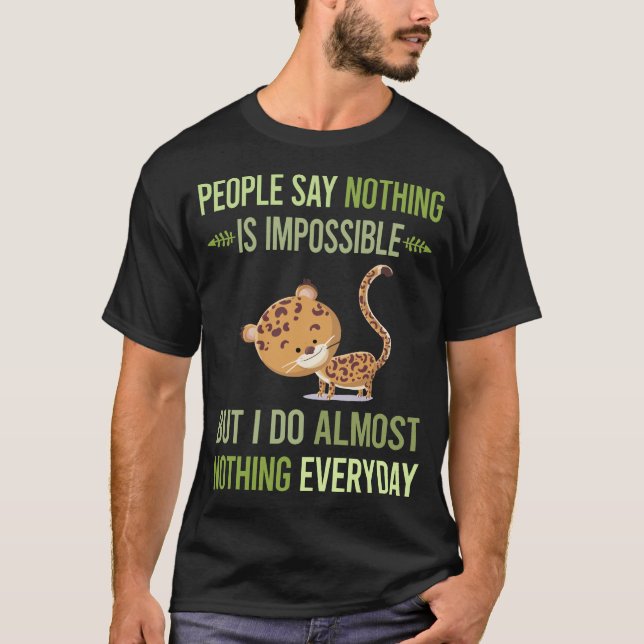 T-shirt Je ne fais rien Jaguar 31 (Devant)