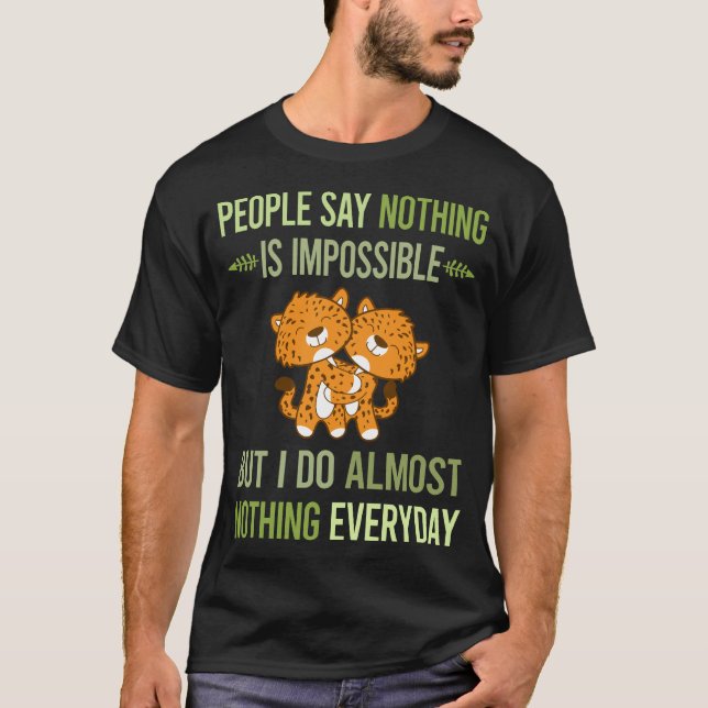 T-shirt Je ne fais rien Jaguar 42 (Devant)