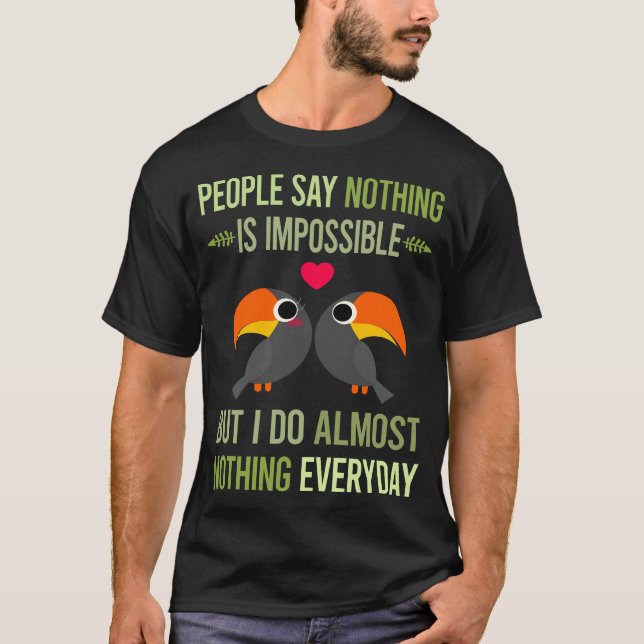 T-shirt Je ne fais rien Toucan 33 (Devant)