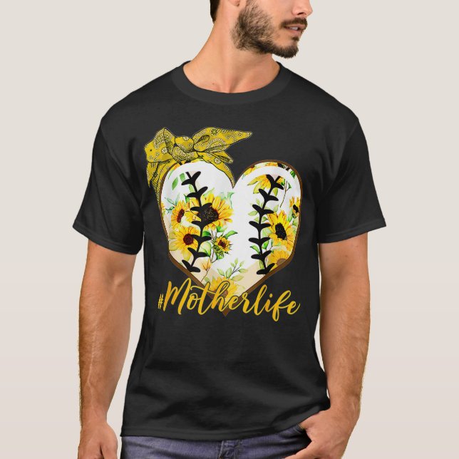 T-shirt Je ne hurle pas C'est ma mère de baseball Ba (Devant)